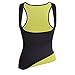 Eleady Womens No Zipper Hot Sweat Slimming Neoprene Shirt Vest Body Shapers (M Fits 30.3-32.6 Waistline, Black)