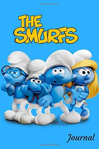 Journal: A 50 Page Smurf Themed Colorful Diary and Notebook