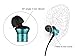 1MORE Piston Fit in-Ear Earphones Fashion Durable Headphones with 4 Color Options, Noise Isolation, Pure Sound, Phone Control with Mic for Smartphones/PC/Tablet - Blue (E1009)