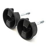 Red Hound Auto Freedom Hardtop Top Hard Panel Mounting Knob Replacement Screws 2 pc 2007-2019 Compatible with Jeep Wrangler JK 2dr and Unlimited 4dr