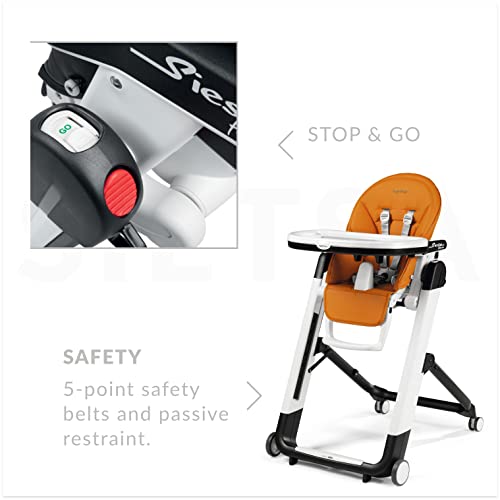 Peg Perego Siesta Multifunctional Compact Folding High Chair From Birth to Toddler