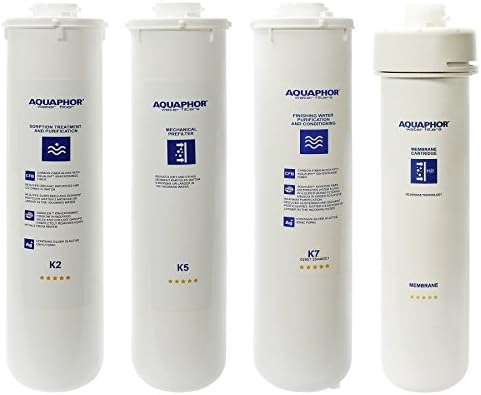 Aquaphor RO-101 Full Set of Replacement Filters K5 K2 K7 RO Membrane
