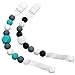 Pacifier Clip - 2 Pack - Silicone Baby Teething Pacifier Clip - BOY - Teether - BPA-Free - Non-Toxic
