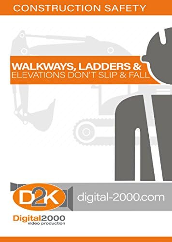 Walkways Ladders and Elevators Don't Slip and Fall (short refresher) Safety Training DVD