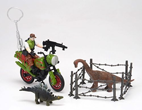 Mighty Wheels Motorcycle Rescue Dinosaur Play Set