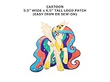 My Little Pony Princess Celestia Embroidered Iron/Sew-on Cartoon Theme Logo Patch/Applique