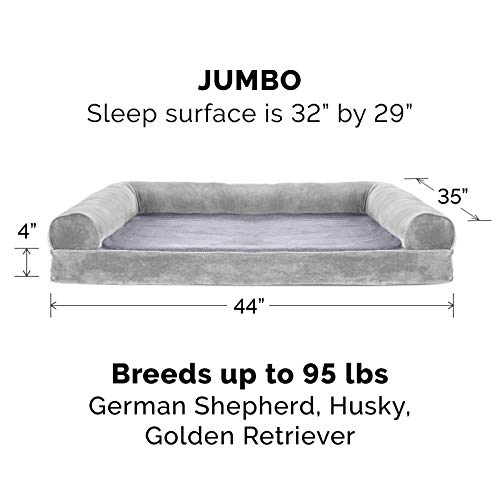 1 FurHaven+Pet+Orthopedic+Chenille+Sofa+Style