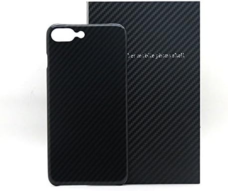 For iphone 7 Plus Carbon Fiber Case 100% Real Carbon Fiber back Case Cover Carbon For iphone 7 Plus 0.7mm Ultra Thin with Package (Black)