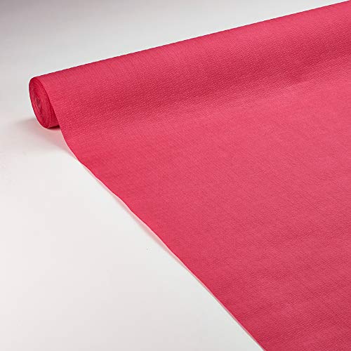 LE NAPPAGE ARTS DE LA TABLE Nappe Fuchsia en Papier gaufré - 1,18x20m
