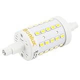 Bonlux R7S LED Dimmable 78mm Daylight 6000k, 120V J Type Double Ended Tungsten Halogen Bulb 50W Replacement J78 LED