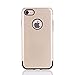 iPhone 7 Case, Moonmini Shockproof Slim Fit Dual Layer Armor Protective Shock Absorbing Hybrid Defender Cover for iPhone 7 Gold