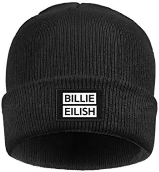 HOPAPALA Billie-Eilish- Wool Cuffed Plain Beanie Warm Winter Hats Watch Skull Cap for Men Women