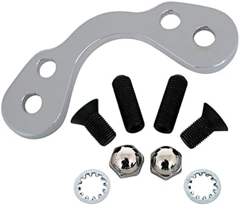 Chrome Plated Springer Handlebar Riser Adapter Kit, 3 1/2" centers