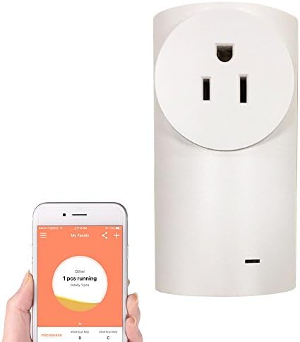 Smart Plug,Wi-Fi Socket,Wireless Remote Power Strip Control your Devices -White