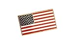 American Flag USA Patriotic Enamel Diestruck Lapel Pin Gold Tone Metal Value Pack 13 Stripes 50 Stars