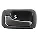 Evan-Fischer Interior Door Handle compatible with Honda Civic 92-95 Front LH Inside Gray Plastic Sedan (=Rear LH)