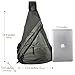 Shoulder Chest Crossbody Sling Bag Pack Backpack for Men Women Girls Boys (Gray)