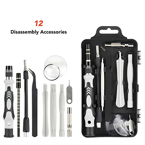 Precision Screwdriver Set, Apsung 122 in 1 Magnetic Screwdriver Bit Set, Multi-function Repair Tool Kit Compatible with iPhone, Computer, PC, Watch, Glasses, Electronics, Mini DIY Hand Work Tools