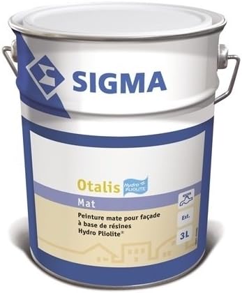 Otalis Sigma Peinture Mate Facade Hydro Pliolite Blanc Mat 15 00litre Amazon Fr Cuisine Maison