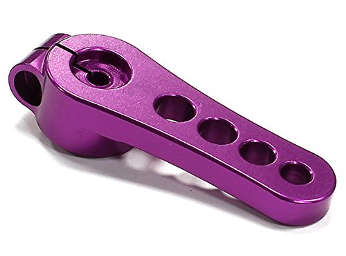 Integy RC Model Hop-ups C25120PURPLE Billet Machined Steering Servo Horn for Losi 5ive-T