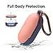 elago Silicone Case for Samsung Galaxy Buds Plus (2020) / Galaxy Buds (2019) [Body-Jean Indigo/Top-Peach]
