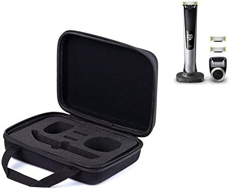 DEHEOBI Travel EVA Hard Bag Portable Case Cover for Philips OneBlade Pro Anti Fall Handbags Waterproof Practical Philips Electric Trimmer Shaver Protective Zipper Pouch Storage Box