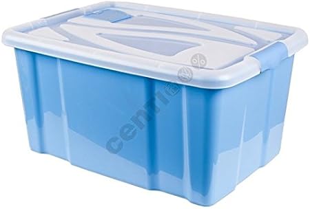 Caja Multi Box apilables Box – Caja de almacenaje con tapa XXL 55 L): Amazon.es: Hogar