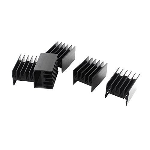 5PCS 40x30.3x25mm Aluminum Heatsink Cooling for LM7805 IC Transistor