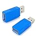 Conwork 2-Pack High-Speed USB 3.0 Male to Female Coupler Type A Extender Connection Adapter