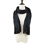 Bruceriver Women's Knit Scarf & Glove Set Touchscreen Function Cashmere Feel Cable Design Bruceriver Women's Knit Scarf & Glove Set Touchscreen Function Cashmere Feel Cable Design