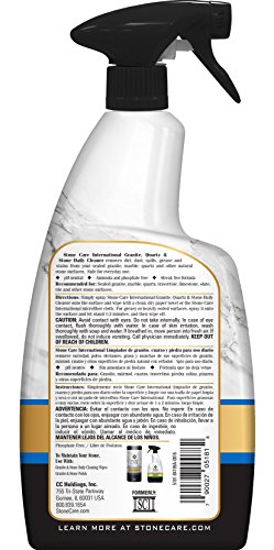 Stone Care International Granite Stone Cleaner and Polish Combo - 2 Pack - For Granite Marble Soapstone Quartz Quartzite Slate Limestone Corian Laminate Tile Countertop and Mor