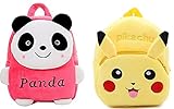 Frantic Velvet Kids School/Nursery/Picnic/Carry/Travelling Bag - 2 to 5 Age - Pack of 2