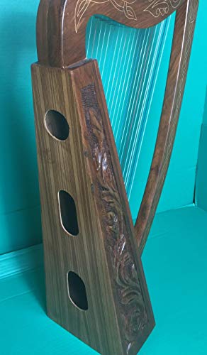 Celtic Harp 22 Strings with Brass Levers with Free Padded Bag and Strings