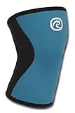 Rehband Rx Knee Support 7751 5mm - Small - Turquoise - Expand Your Movement + Cross Training Potential - Knee Sleeve for Fitness - Feel Stronger + More Secure - Relieve Strain - 1 Sleeve