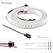 BTF-LIGHTING RGBW RGB+Cool White SK6812 (Similar WS2812B) 4 Colors in 1 LED Strip Individually Addressable 3.3ft 1m 144LED Light Flexible Dream Color IP67 DC5V White PCB (No Adapter or Controller)