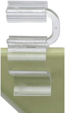 DALEBROOKClear Plastic Bowl Clip Sign Holder - 1" L x 1" W