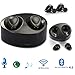 True Wireless Earbuds,Lesoom Mini Twins Truly Wireless Bluetooth Sports Headphone Noise Cancelling Stereo Earphone With Mic For Samsung iPhone 7 Plus Sony Apple iPad Android IOS