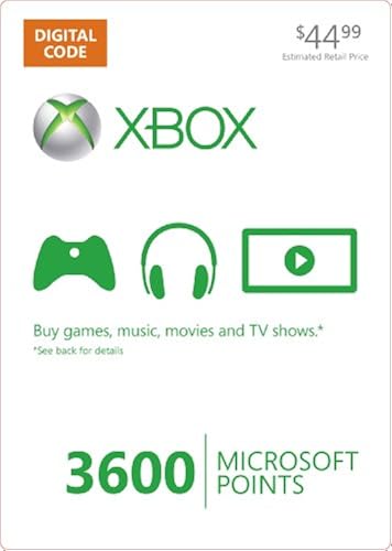 Xbox LIVE 3600 Microsoft Points Xbox 360 Digital Code in Oman