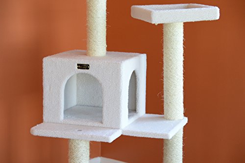Armarkat B5701 57-Inch Cat Tree, Ivory