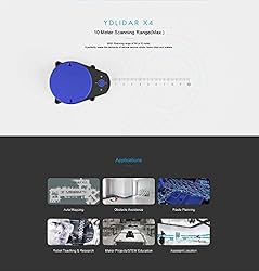 EAI YDLIDAR X4 360 Degree 2D LIDAR Lidar Range 10M