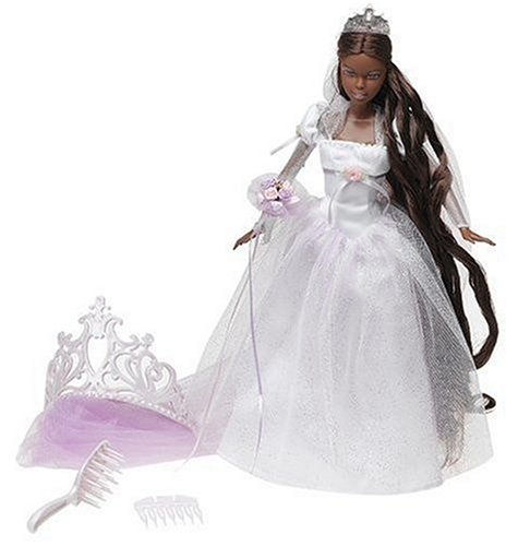 black rapunzel doll