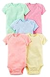 Carter's Baby Girls' 5 Pack Polka Dot Bodysuits
