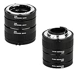 JJC F Mount Auto Focus Macro Extension Tube Set for