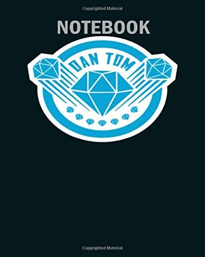 Notebook: dan tdm the diamond minecart new diamond vexel - 50 sheets, 100 pages - 8 x 10 inches Paperback – 7 Nov 2019