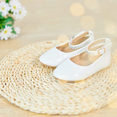 Felix Flora Toddler Girl White Dress Shoes Size Flower Girl