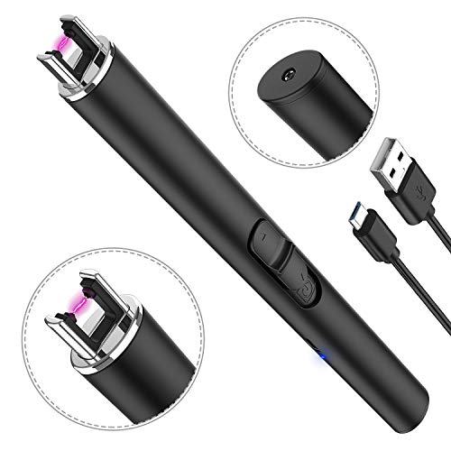 Candle Lighter，ARINA USB Lighter With Triple Safety Rechargeable Flameless Windproof Portable And Small Pocket Size Best For Party,Kitchen And BBQ