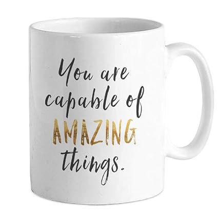 Tied Ribbions Printed Coffee Mug, 320ml, White
