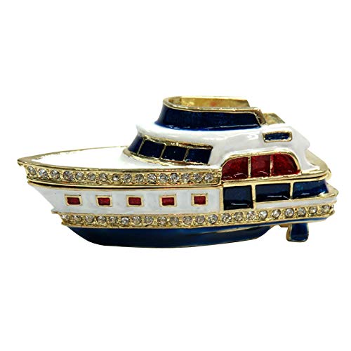 Jewelled Trinket Box - Motor Cruiser