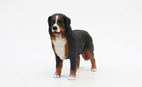 Amazon Zks Ks 動物の彫像装飾彫刻飾り像バーニーズ マウンテン ドッグシミュレーション犬モデル車の装飾工芸グッズソルジャーマッチ 置物 オブジェ オンライン通販
