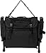 Stadium Chair with Stadium Hooks, Arm Pads, & Leg Padding By Trademark Innovations (Black)